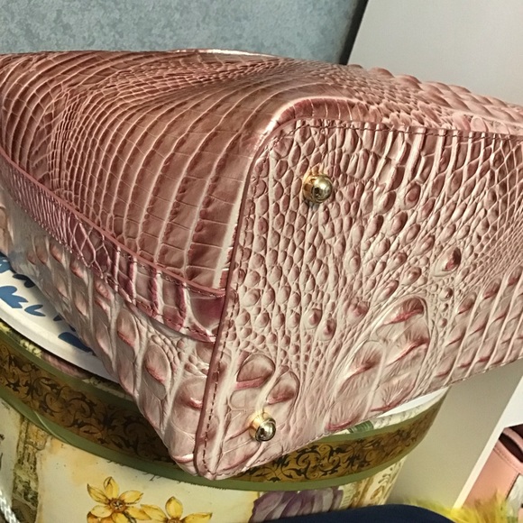 Brahmin Lrg Duxbury satchel in pink icing 🧁 - Picture 9 of 16
